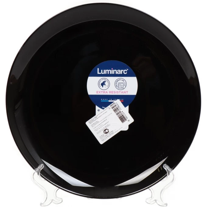 Тарелка обеденная LUMINARC ДИВАЛИ НУАР 25 см P0867 Тарелка обеденная LUMINARC ДИВАЛИ НУАР 25 см P0867